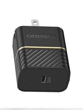 OtterBox (20W) USB-C Fast Charge Wall Adapter Travel Charger - Black